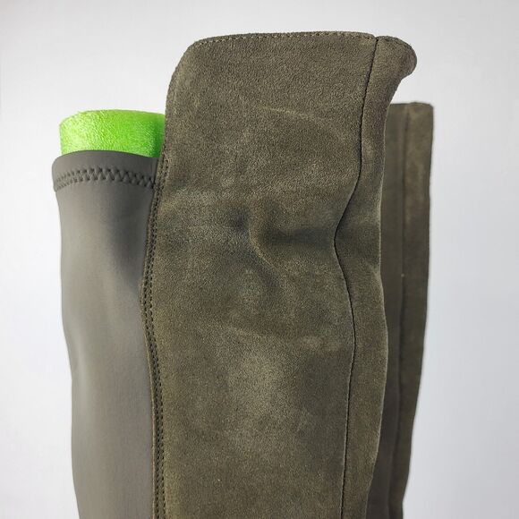 Over the knee waterproof Suede stretch Boots - Picture 6 of 16